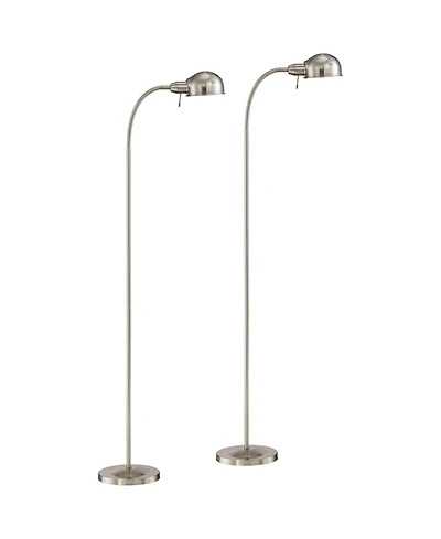 360 Lighting Ridley Modern Adjustable Gooseneck Standing Floor Lamps, Set of 2, 61" Tall