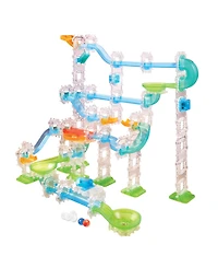 Discovery Kids Mindblown Glow Roll Marble Run Light-Up Construction Set, 92-Pieces