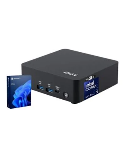 Msi Cubi Nuc Ai Mini Desktop Intel Core Ultra 5 16GB Ram Intel Graphics 512GB Ssd Storage Windows 11 Pro