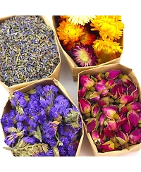 Gnuadz 9 bags Dried Flowers Set for Candle Making Soap Diy