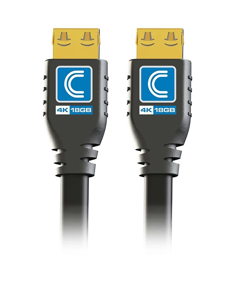 Comprehensive 25' Pro Av/It Certified 18Gb 4K High Speed Active Hdmi Cable with ProGrip
