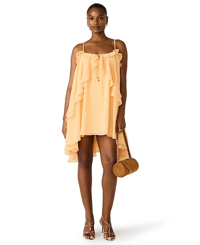 Steve Madden Women's Ruffled Square Neck Dress