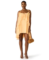 Steve Madden Women's Ruffled Square Neck Dress