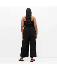 City Chic Women's Ally Strapless Jumpsuit