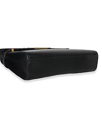 Pre-Owned Saint Laurent Black Calfskin Medium Manhattan Shoulder Bag