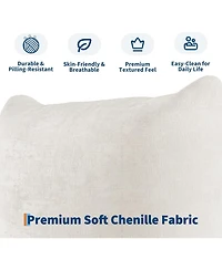 gaomon U-Shape Modular Sectional Sofa,126 Inch Cloud Couch with Chenille Fabric, Deep Seat Boneless Couch for Large Living Room, Family Space