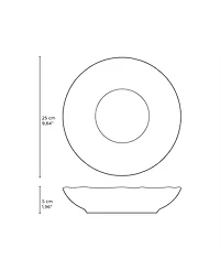 Porto Brasil Stoneware Pasta Bowls, Set of 6