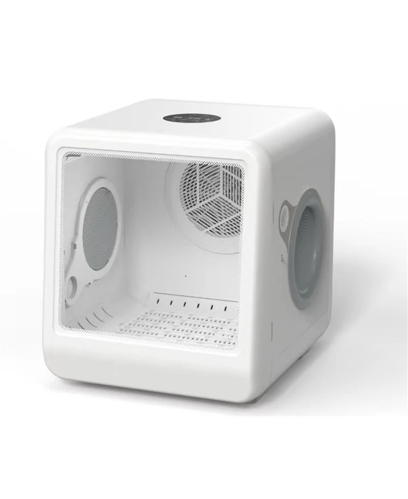 Zeus & Ruta Pet Hair Dryer Room with 3-Speed Modes, Dual-Temp Wind (32-40 aC), 5-120 Min Timer