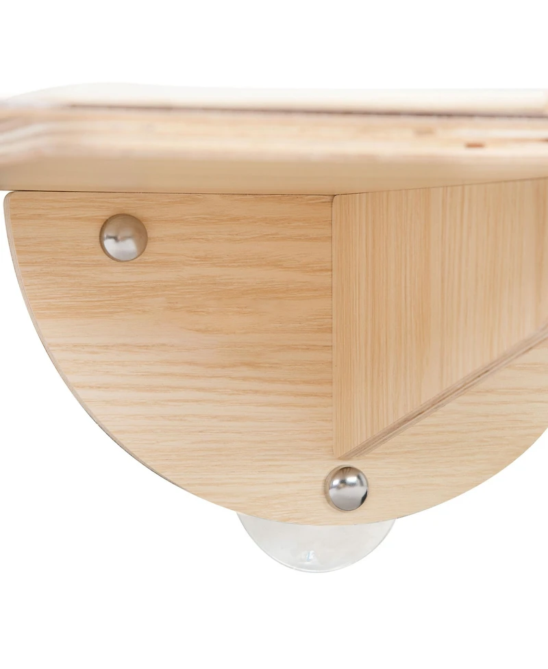 Zeus & Ruta Cat Window Perch with Strong Suction Cups Removable Felt Indoor Hammock Bed