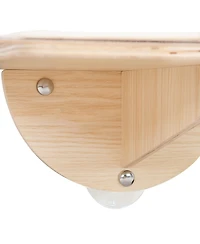 Zeus & Ruta Cat Window Perch with Strong Suction Cups Removable Felt Indoor Hammock Bed