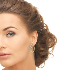 Macy's Diamond Accent 0.01 ct. t. w. Turtle Hoop Earrings