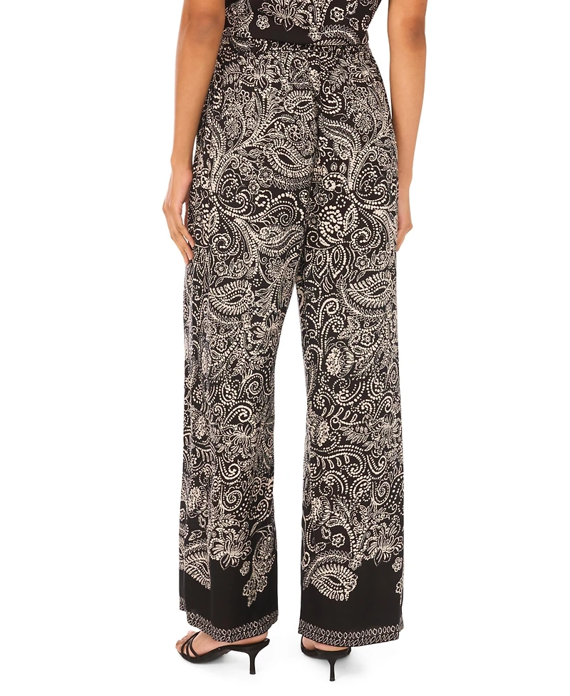 Vince Camuto Women's Wide Leg Elastic Pants