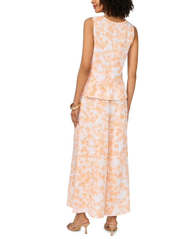 Vince Camuto Women's Peplum Crewneck Top