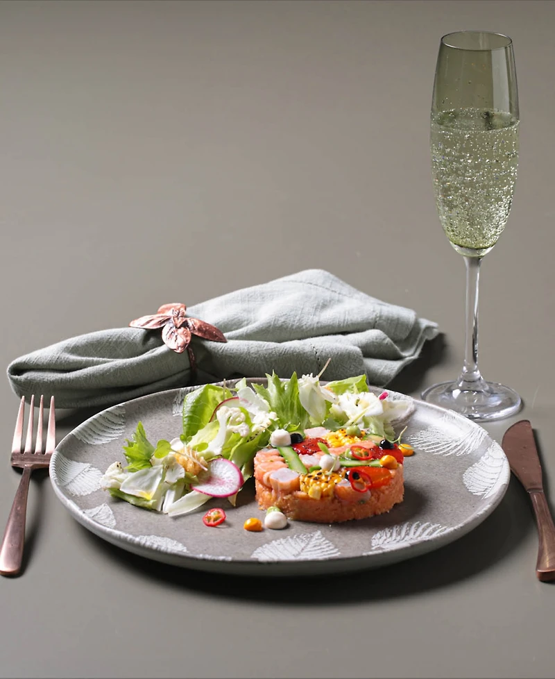 Porto Brasil Seiva Stoneware Dinner Plates, Set of 6