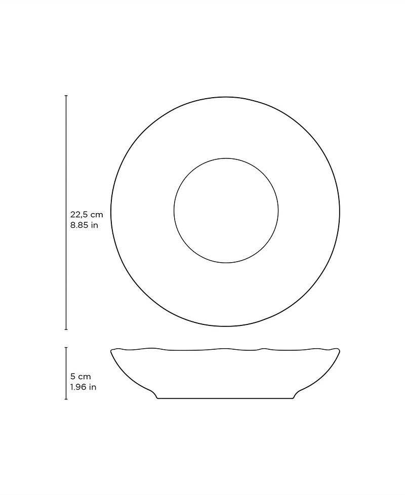 Porto Brasil Stoneware Salad Bowls