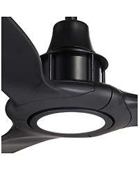 Casa Vieja 58" Modern Contemporary 3 Blade Indoor Outdoor Ceiling Fan with Light Led Remote Damp Patio Exterior House Porch