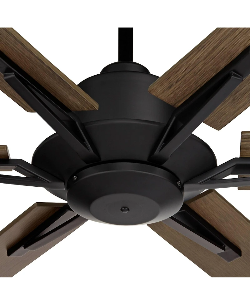 Casa Vieja 72" Expedition Industrial Rustic Indoor Outdoor Ceiling Fan Led Light Remote Weathered Damp Rated Patio