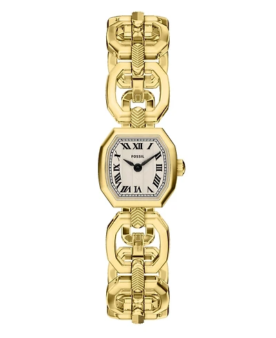Fossil Women's Harlow Mini Two-Hand Gold-Tone Stainless Steel Watch, 20mm
