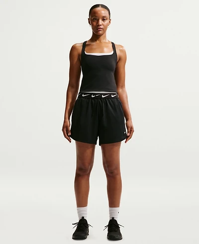 Nike Women's Attack Dri-fit Mid-Rise Shorts