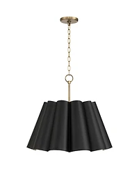 Possini Euro Design Possini Euro Olmos Wide 4-Light Metal Pendant Light