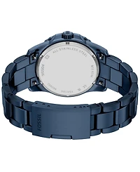 Fossil Men's Fossil Blue Dive Three-Hand Navy Stainless Steel Watch, 42mm