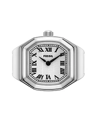 Fossil Women's Harlow Watch Ring Two-Hand Stainless Steel, 15mm