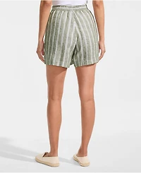 Lands' End Women's Linen Above the Knee Skort