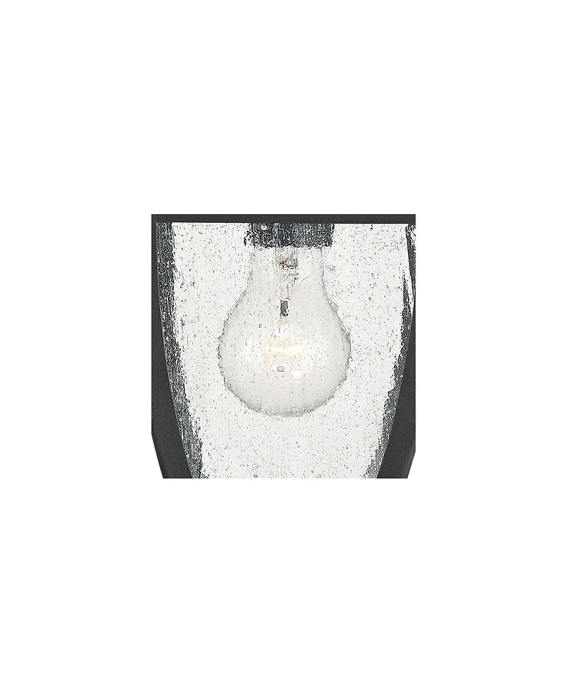 John Timberland Beaufort Vintage Outdoor Wall Light Fixtures Set of 2 Motion Sensor Dusk to Dawn Clear Seedy Glass for Exterior