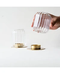 Fleck, Kira Glass Lantern - set of 2