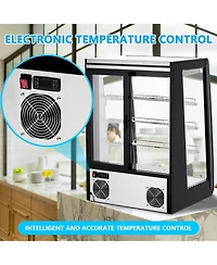 gaomon Countertop Refrigerated Display 5.2 Cu.Ft/146L Commercial Cake Display Refrigerator with Digital controller, Led display, Led Lighting