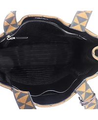 Pre-Owned Prada Symbole Shopper Tote Jacquard