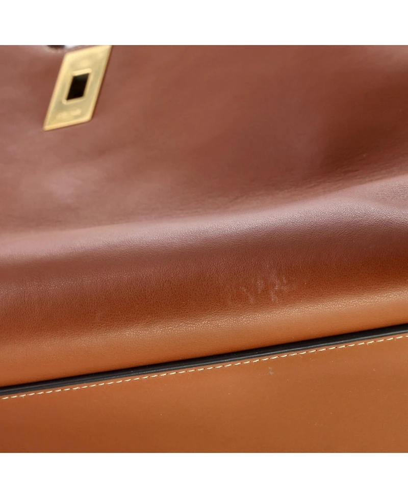 Pre-Owned Celine Cabas 16 Bag Smooth Calfskin