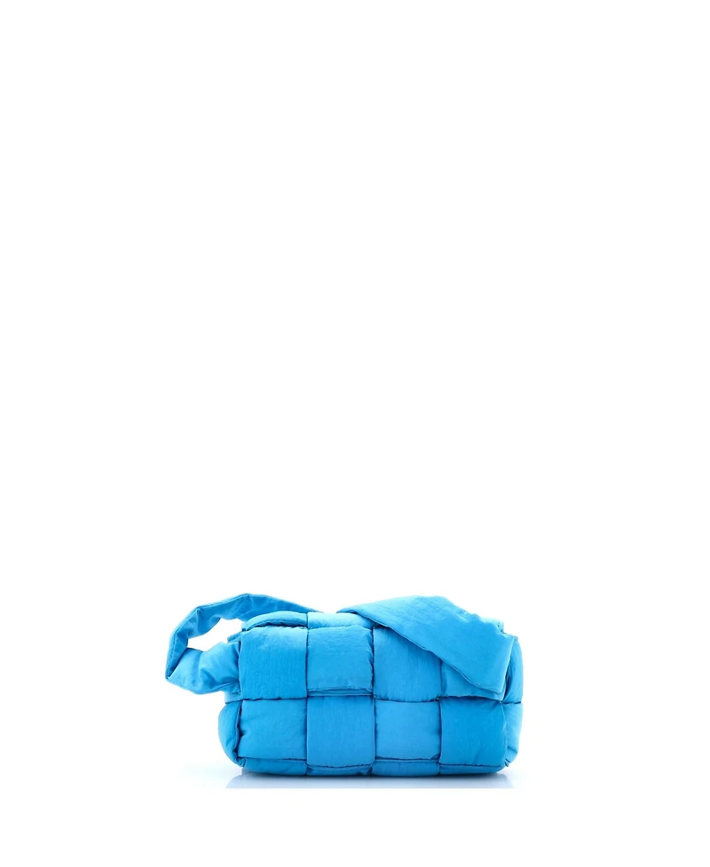 Pre-Owned Bottega Veneta Mini Cassette Belt Bag Padded Maxi Intrecciato Nylon
