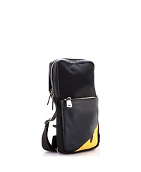 Pre-Owned Fendi Medium Monster Sling Bag Nylon and Leather