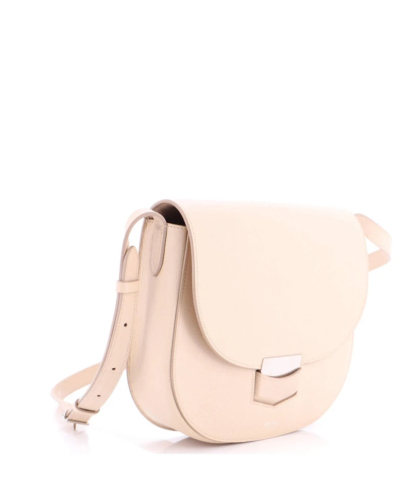 Pre-Owned Celine Medium Trotteur Crossbody Bag Grainy Leather