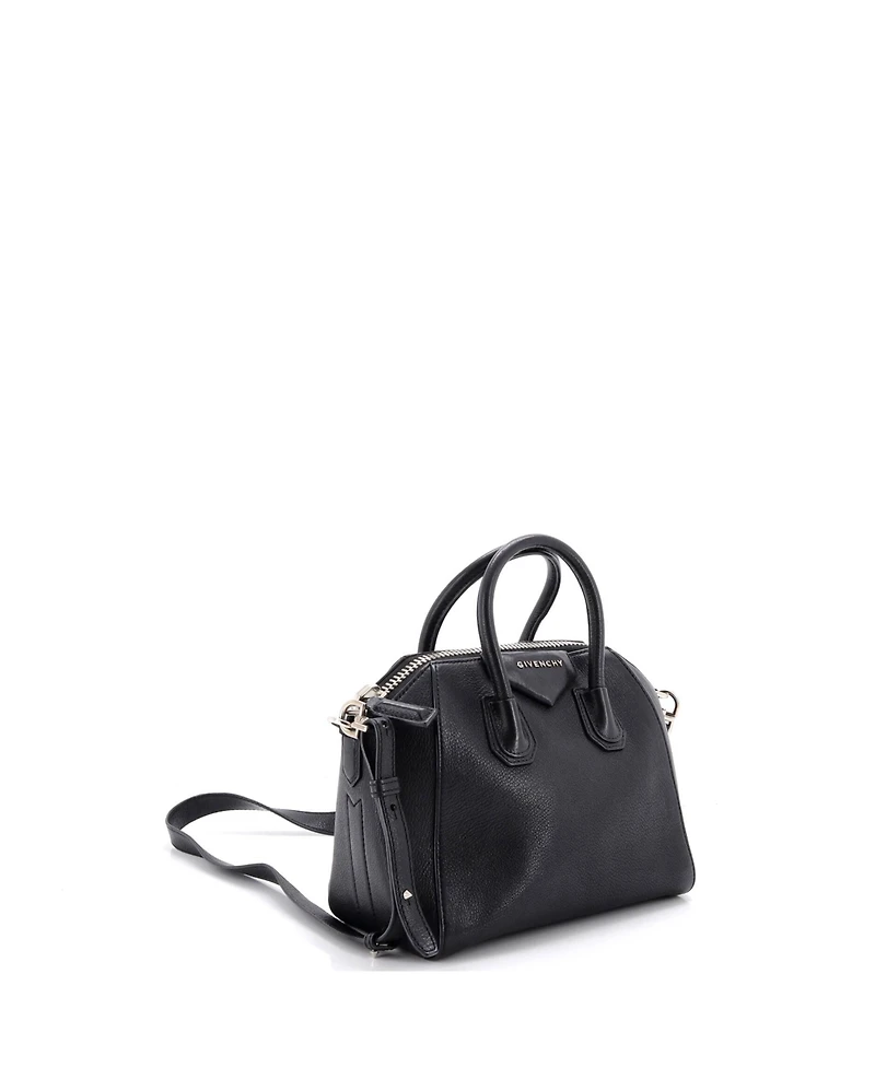 Pre-Owned Givenchy Mini Antigona Bag Leather