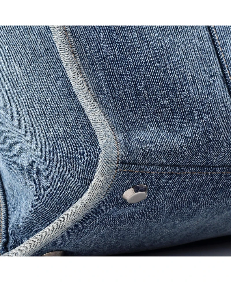 Pre-Owned Balenciaga Small Hardware Tote Denim