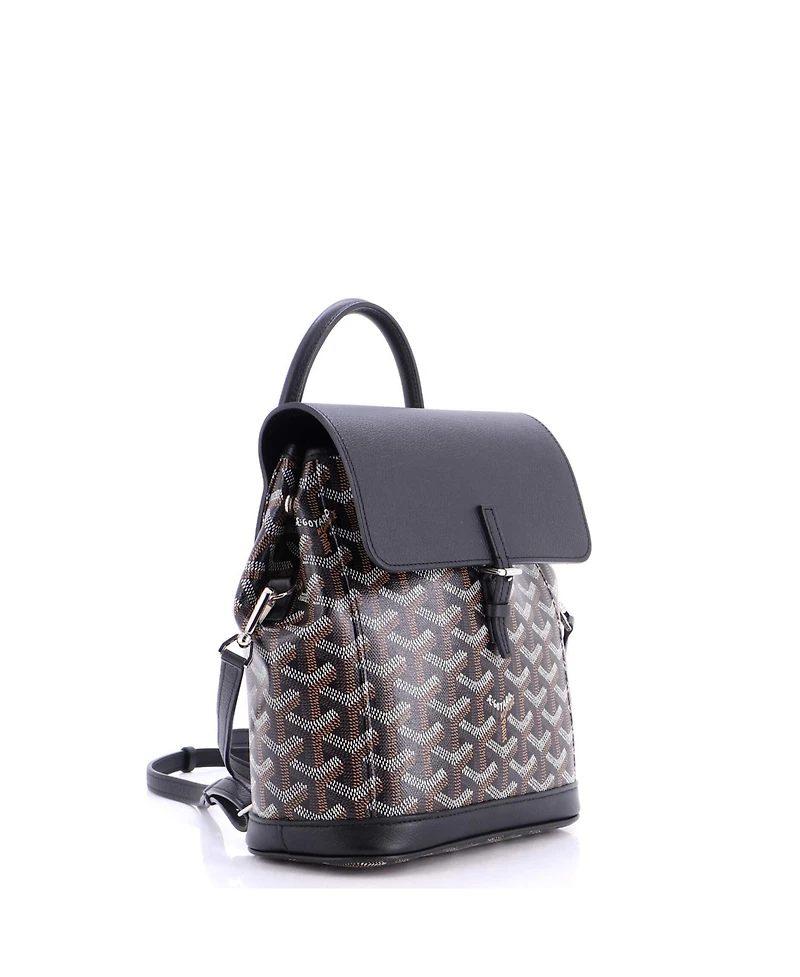 Pre-Owned Goyard Mini Alpin Backpack Coated Canvas