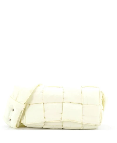 Pre-Owned Bottega Veneta Padded Tech Cassette Crossbody Bag Intrecciato Nylon