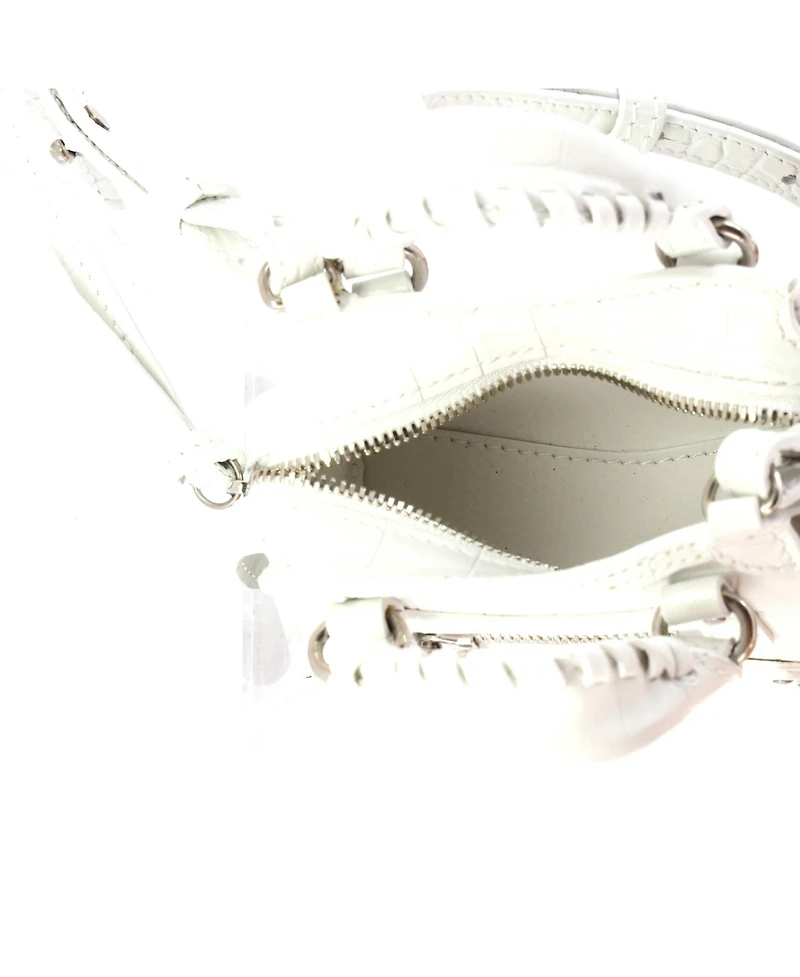 Pre-Owned Balenciaga Super Nano Neo Classic City Bag Embossed Leather