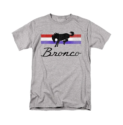 Logovision Men's Ford Bronco Stripes T-Shirt