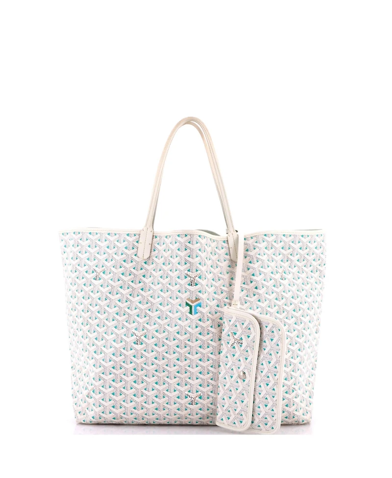 Pre-Owned Goyard Gm Saint Louis Tote Claire Voie Coated Canvas