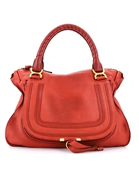Pre-Owned Chloe Large Marcie Shoulder Bag Leather