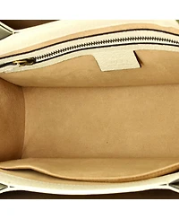 Pre-Owned Gucci Small Queen Margaret Top Handle Bag Gg Coated Canvas with Leather