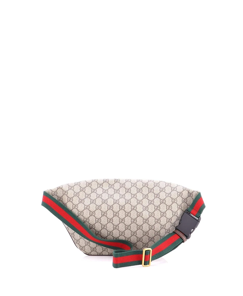 Pre-Owned Gucci Courrier Zip Belt Bag Gg Coated Canvas with Applique