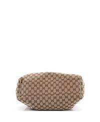 Pre-Owned Gucci Medium Sukey Tote Gg Canvas with Leather