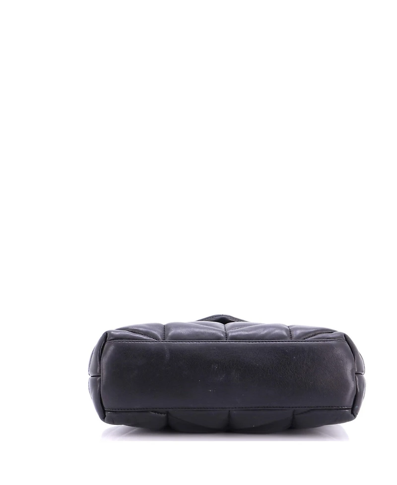 Pre-Owned Saint Laurent Mini Loulou Puffer Shoulder Bag Quilted Leather