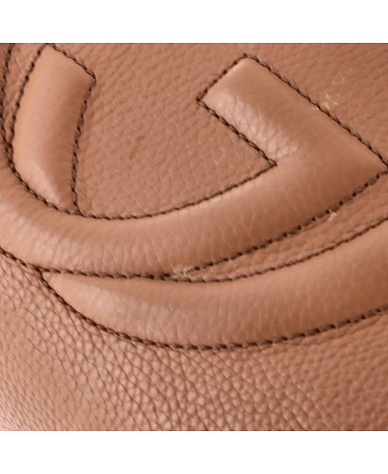 Pre-Owned Gucci Medium Soho Chain Strap Shoulder Bag Leather