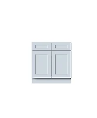 Boyel Living W33" Dove Standard Base Cabinet with Full Overlay Hdf Door and Dovetail Drawer