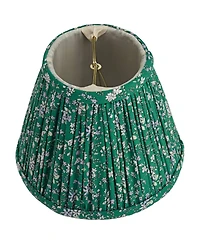 Springcrest 3 1/2" Top 6" Bottom 5" High 5" Slant Print Lamp Shade Replacement Set of 4 Floral Clip On Candelabra